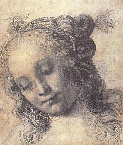 Andrea del Verrocchio Head of a Girl Germany oil painting art